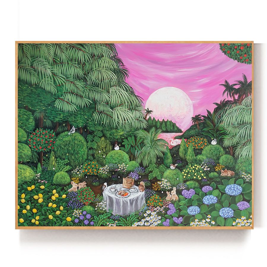 A forest garden, 썬키 작가 캔버스 판화 가격 비교 엘디프 A forest garden, 썬키 작가 캔버스 판화