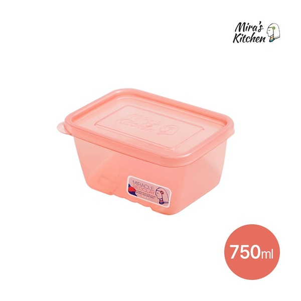 밀폐용기 김장 장아찌 깍두기 김치통 미라클통 황토 750ml