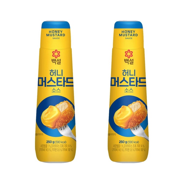 백설 허니머스터드 소스 250g*2개