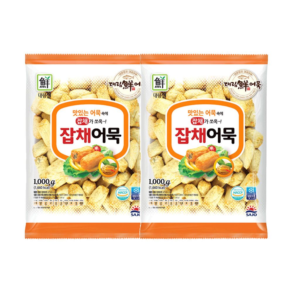 대림냉동 잡채어묵 1000g*2개 가격 비교 사조대림 대림냉동 잡채어묵 1000g*2개