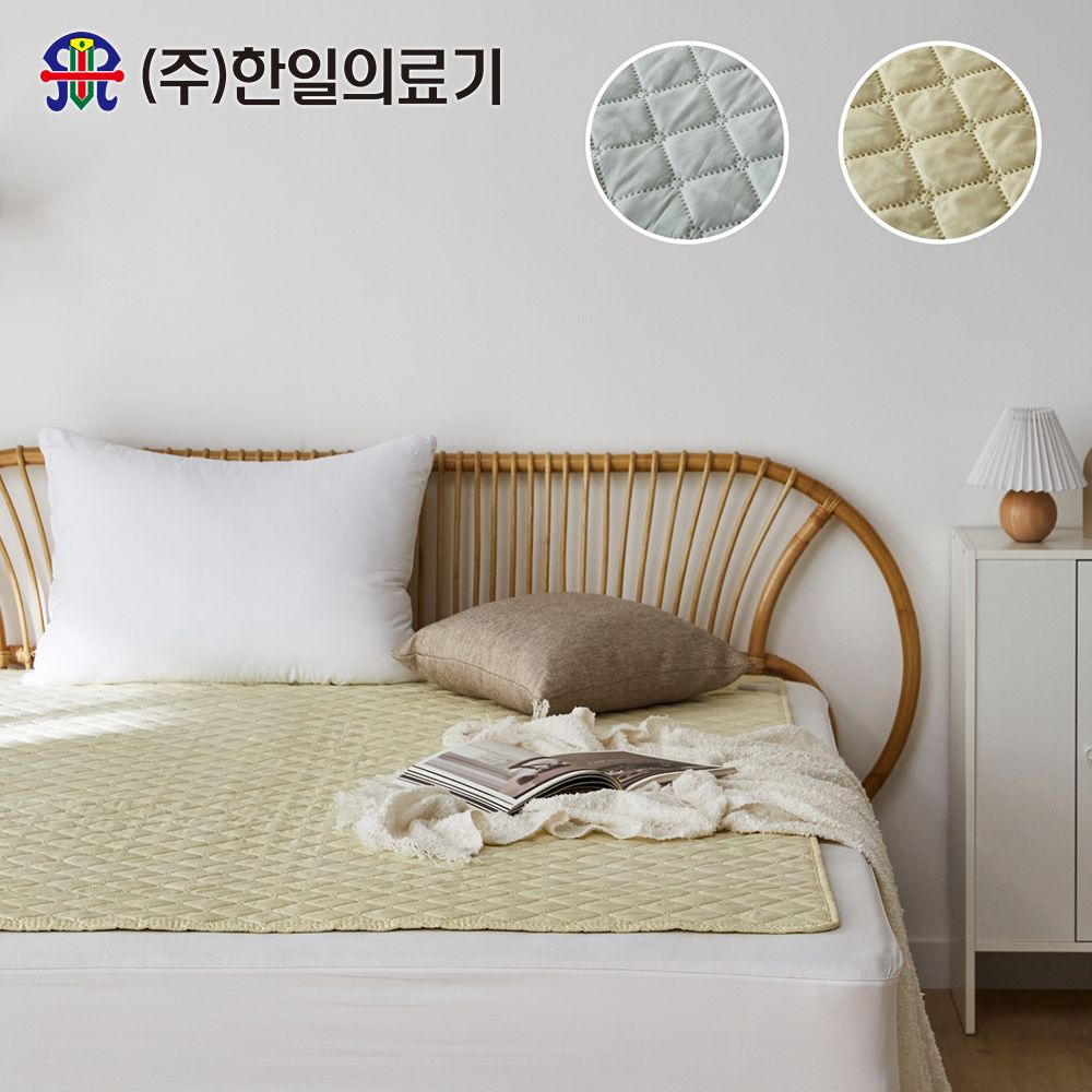 한일의료기 전자파안심 항균 탄소 전기요 전기매트 마카롱