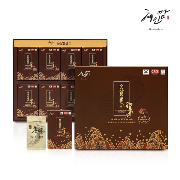 혜인담 홍삼절편 gold 골드 20g*8개