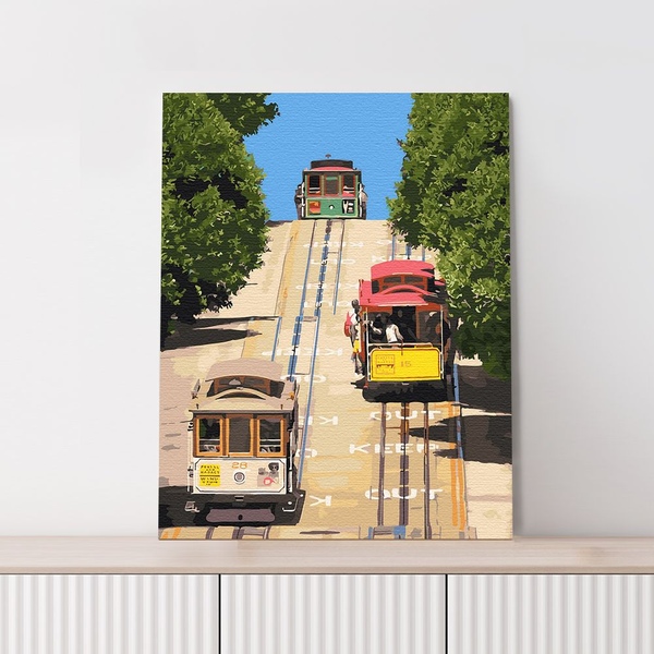 DIY 명화그리기 트레인 시티 40x50cm