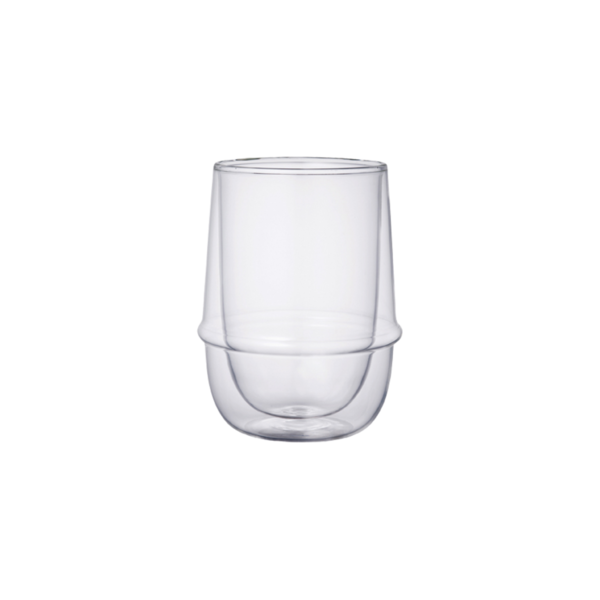 킨토 크로노스 더블월 아이스티글라스 350ml (이중 내열유리 글라스)