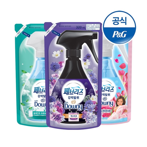 섬유탈취제 320ml 리필 3개