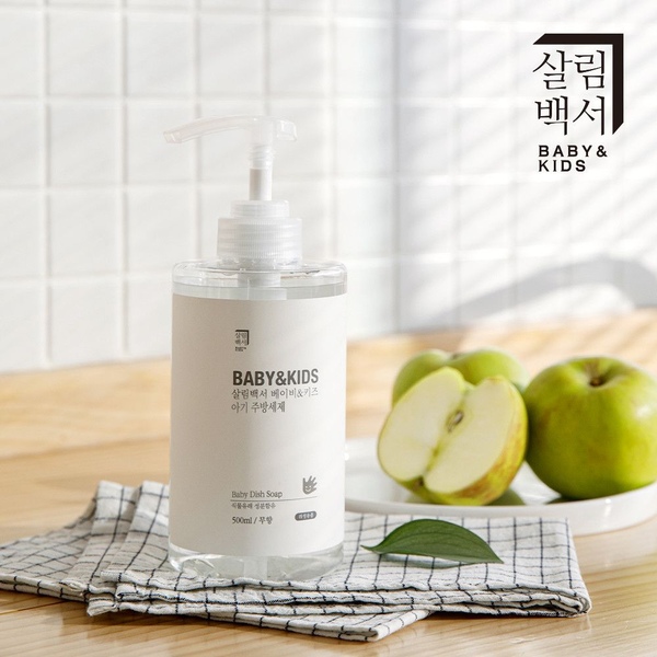 베이비&키즈 아기 주방세제 무향 500ml 2개입 아기 유아 식기