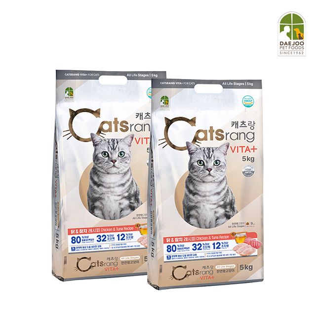 오늘의집 캐츠랑 전연령용 비타플러스 5kg 2개