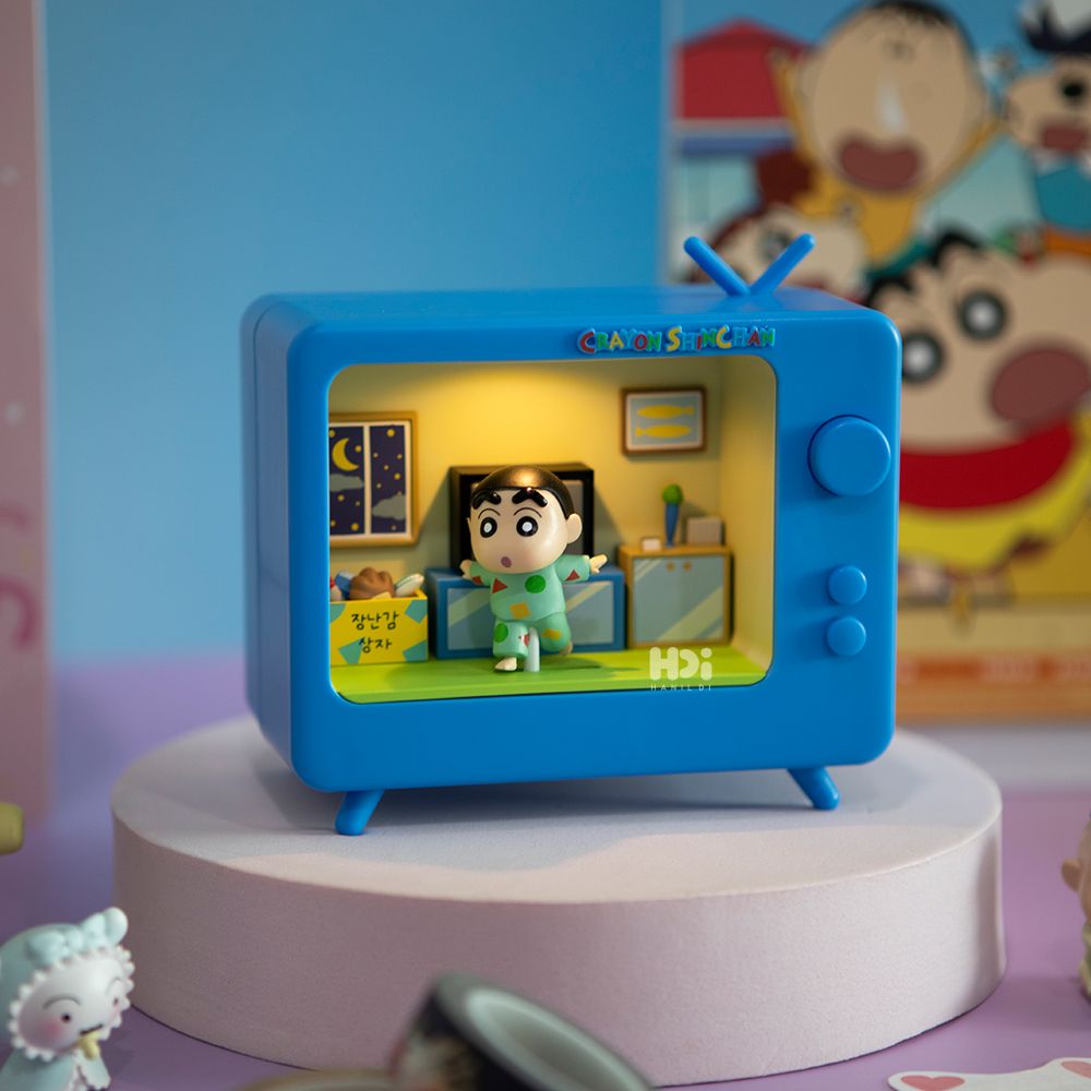 오늘의집 짱구 오르골 무드등 TV 피규어 집들이선물 인테리어소품 굿즈