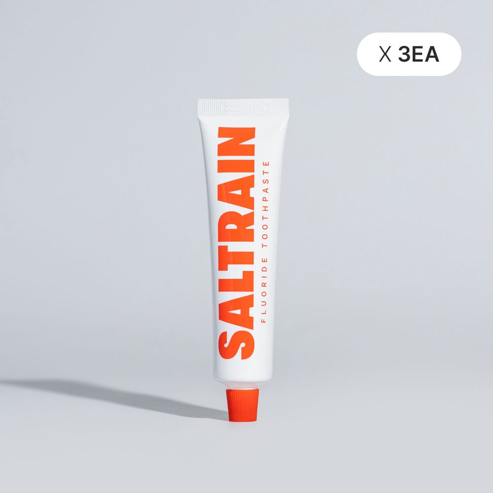 솔트레인 플루오라이드 충치케어 불소 치약 100g 3팩