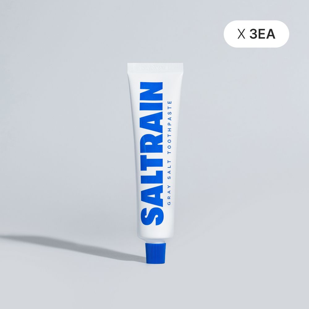 솔트레인 그레이솔트 잇몸케어 프로폴리스 치약 100g 3팩