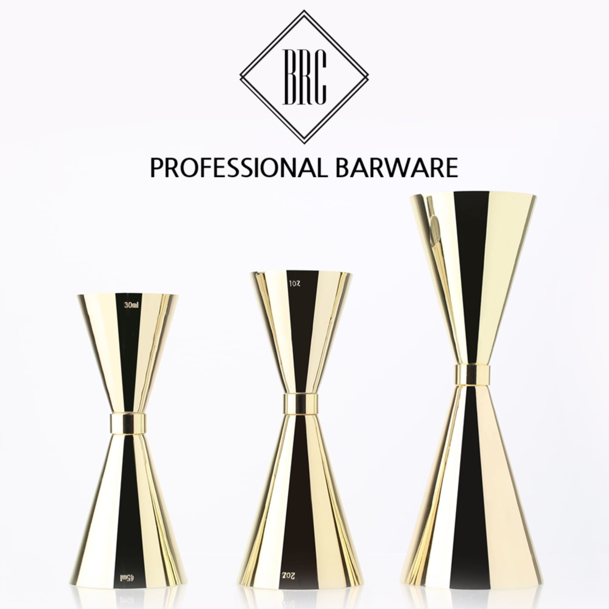 오늘의집 BRC 슬림 칵테일 지거 골드 1호 30ml/45ml