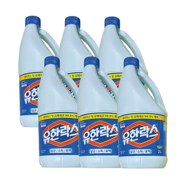 유한락스 레귤러 2L x 6개(1박스)