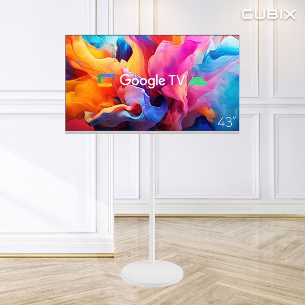 무빙큐빅스 화이트에디션 구글 스마트 43인치(109cm) FHD TV 삼탠바이미