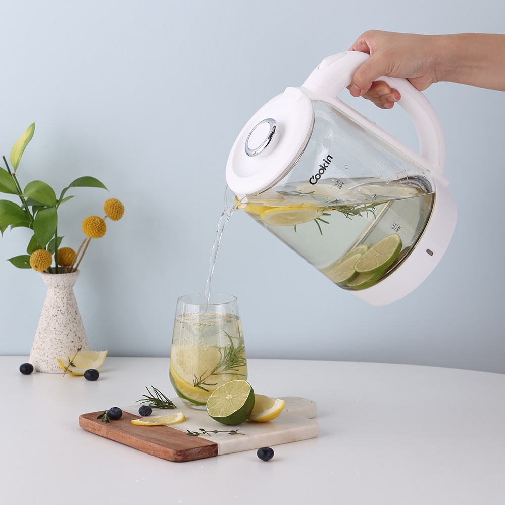 오늘의집 쿠킨 티멜로 유리 티망주전자 1.8L / KEK-GB186G