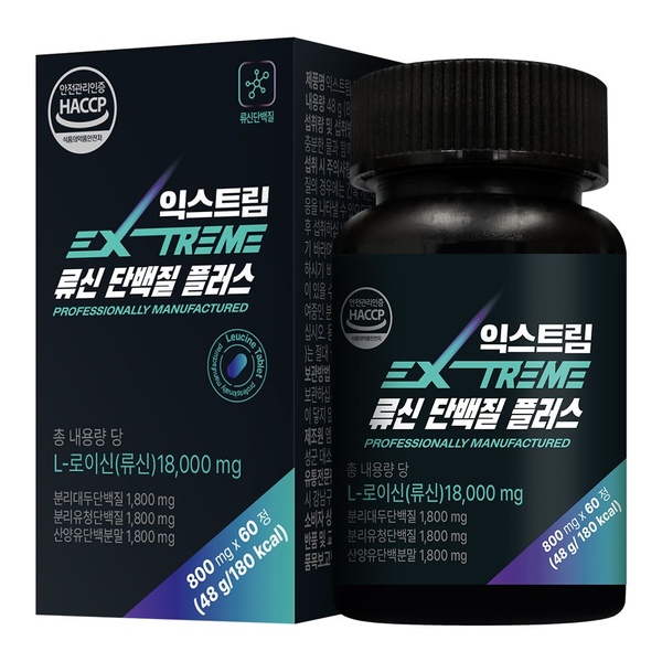 류신 단백질 플러스 60정