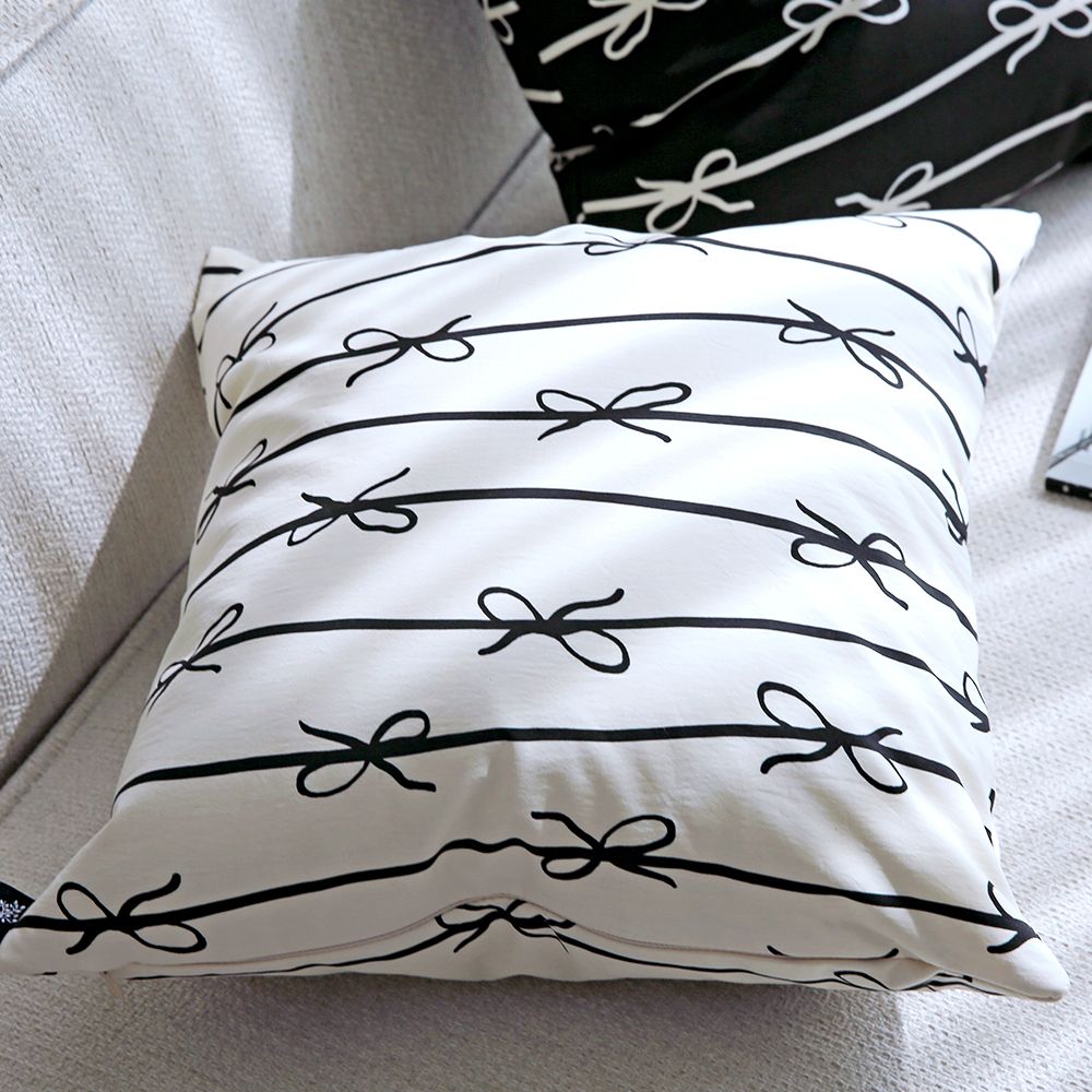 쿠션마켓 리본 오뜨 바이오워싱 고밀도 쿠션 7size, 2 color