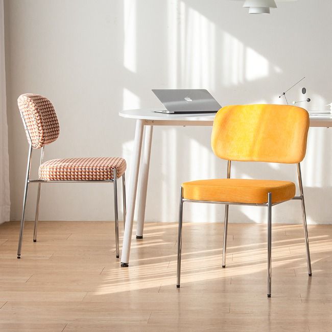 YOUNGGAGU WOOLY ファブリック チェア［8色・3種］ ブルー ホワイト