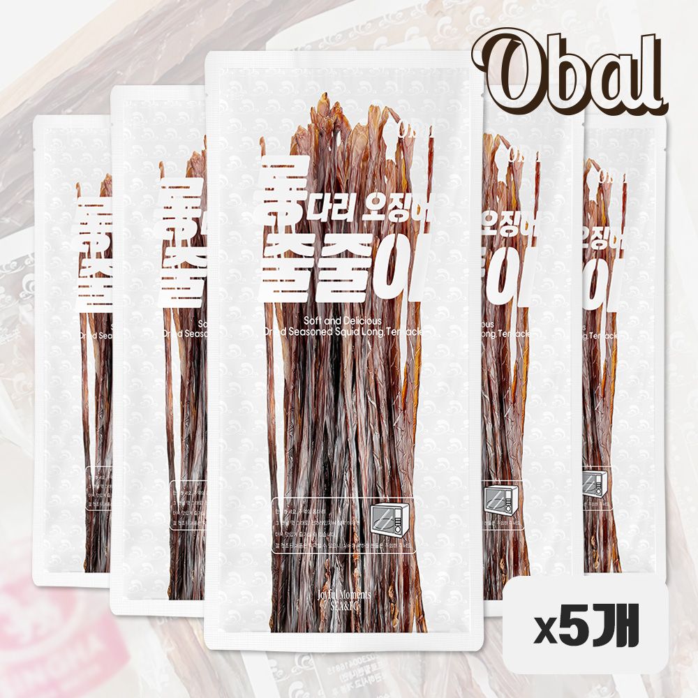 오발(Obal) 롱다리오징어 줄줄이80g *5개