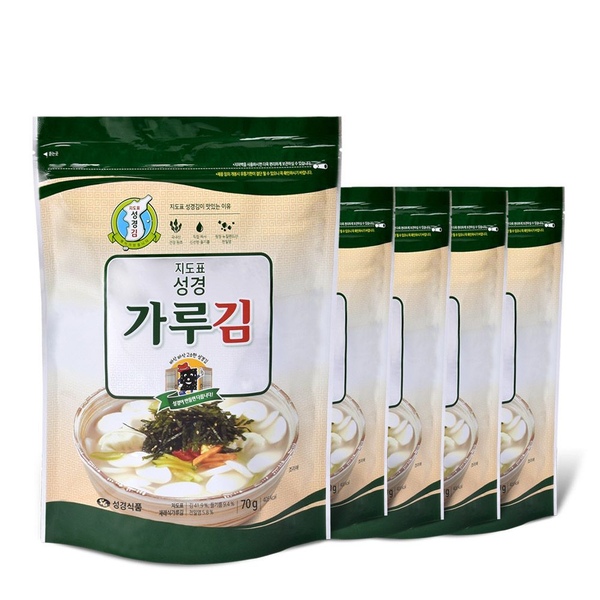 성경 가루김 7g*5봉 지도표 김가루