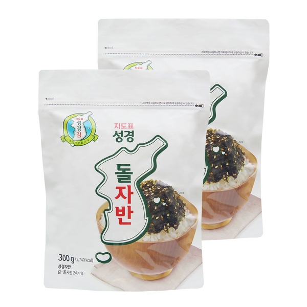 성경 자반 300g*2개 지도표 김자반 돌자반