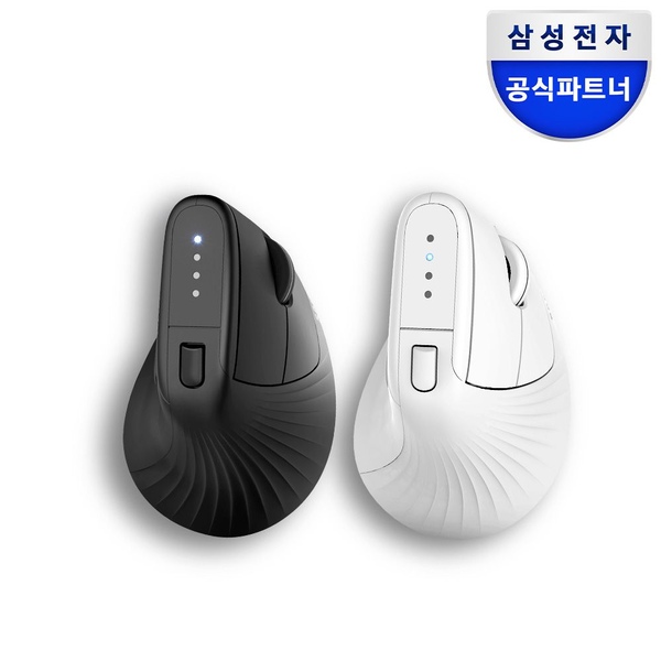 버티컬 무선마우스 멀티페어링 블루투스 저소음 SM-M1300Q 블랙