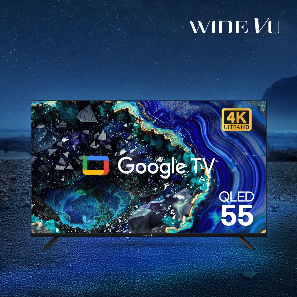와이드뷰 구글 스마트 티비 139cm(55인치) 4K QLED UHD TV EKW551QA