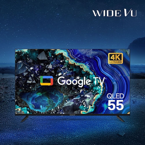 구글 스마트 티비 139cm(55인치) 4K QLED UHD TV EKW551QA