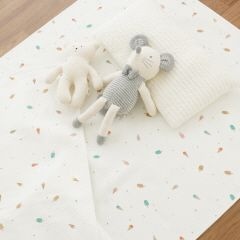 코튼 리버시블 신생아 아기 방수패드 방수매트 방수요