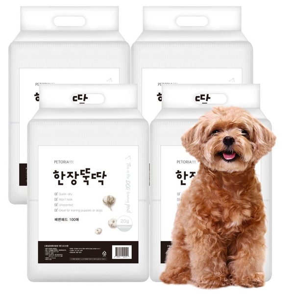 한장뚝딱 강아지 배변패드 20g 400매 72g 120매