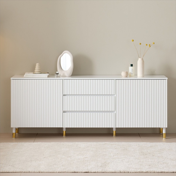 페리 5자 1500mm 거실 3서랍 2도어 낮은 수납장, 선반, TV다이 템바보드 디자인