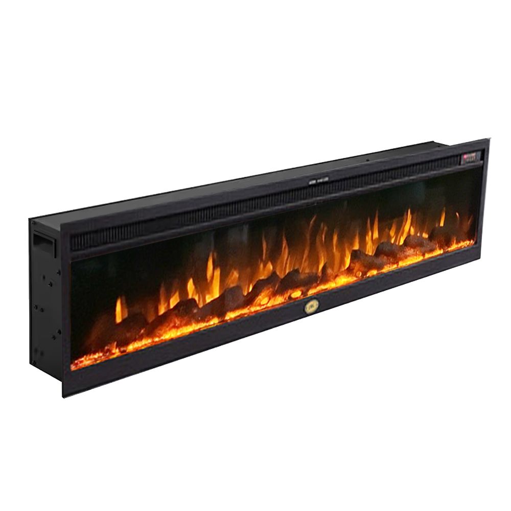 오늘의집 한스전자 매립형 전기 벽난로 102CM 불멍 인테리어 LED 무드등 온풍기 히터 콘솔