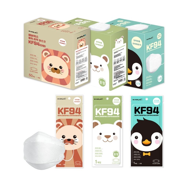 KF94 KF80 마스크 소형 중형 대형 50매