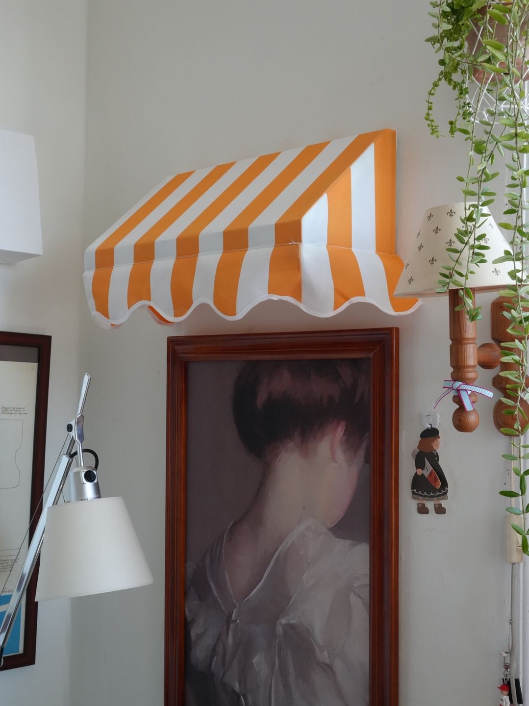 오늘의집 프렌치 유럽풍 액자어닝 액자캐노피 캐노피 어닝