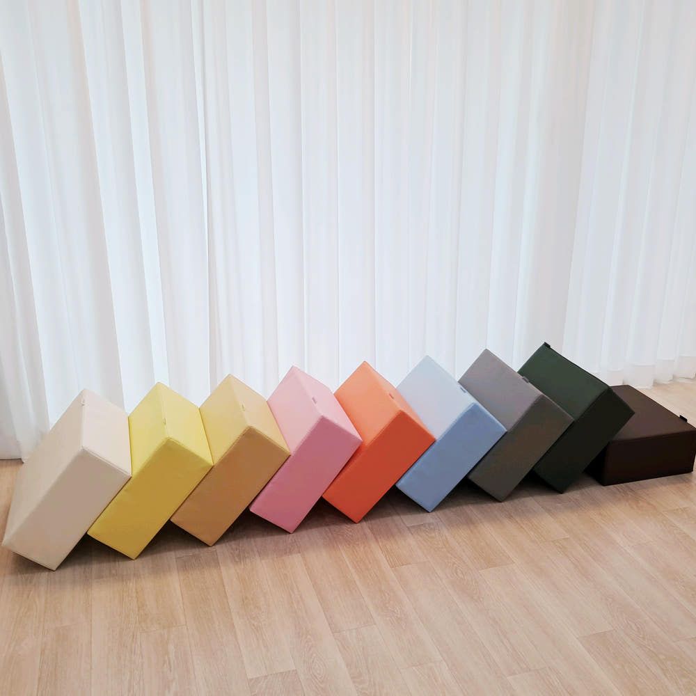인트홈 국내생산 6Color 다용도 발받침대 풋레스트 사무실 책상 식탁 키높이발판 다리받침
