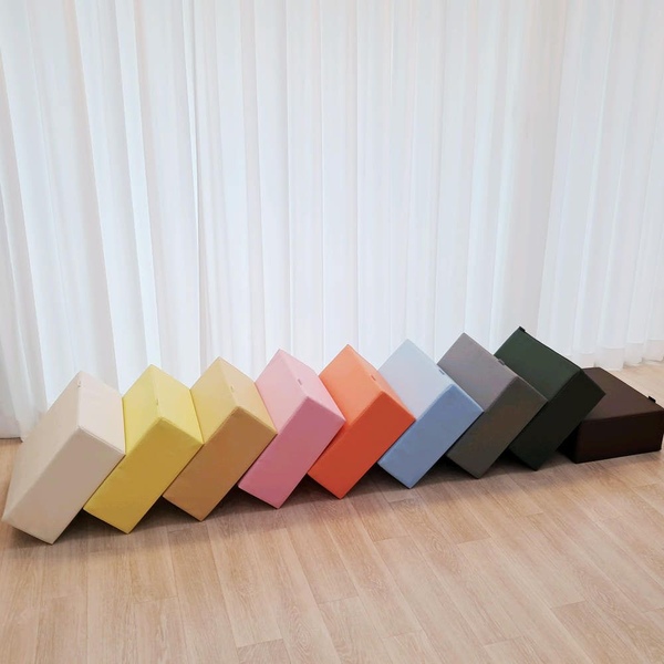 국내생산 6Color 다용도 발받침대 풋레스트 사무실 책상 식탁 키높이발판 다리받침