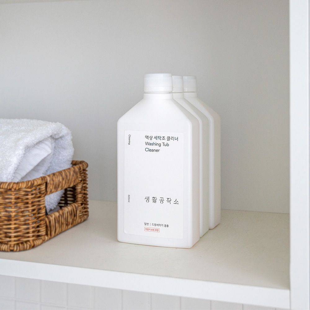 생활공작소 액상 세탁조클리너 500ML x 5입