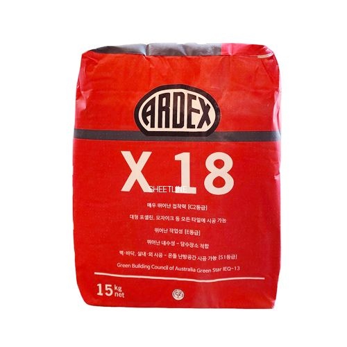 아덱스 ARDEX X18 섬유보강 수영장 대형 타일 본드 접착제 15kg