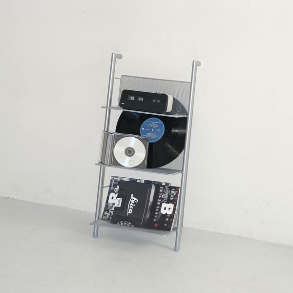 CD 매거진 무광 스틸 철제 선반 랙 3단