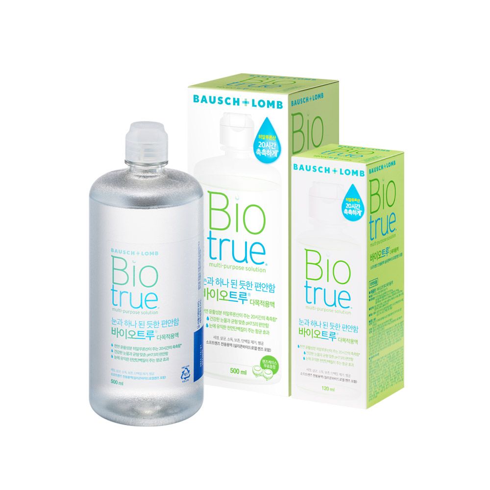 바이오트루 500ml x 1개 + 120ml 증정 / 소프트 렌즈 세척액 가격 비교 바슈롬 바이오트루 500ml x 1개 + 120ml 증정 / 소프트 렌즈 세척액