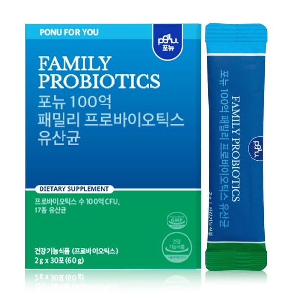포뉴 100억 패밀리 프로바이오틱스 유산균 2g x 30포