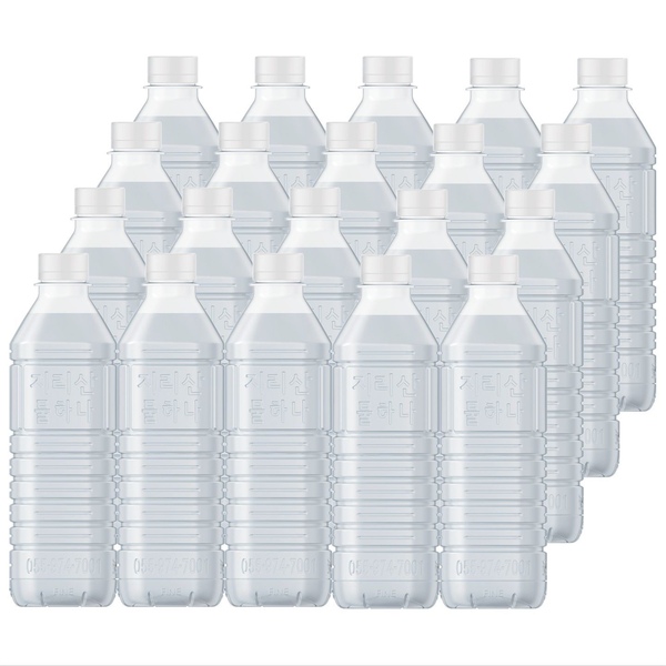 생수 지리산 물하나 무라벨 500ml