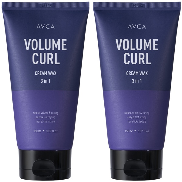 3in1 볼륨 앤 컬크림 왁스 150ml 2개