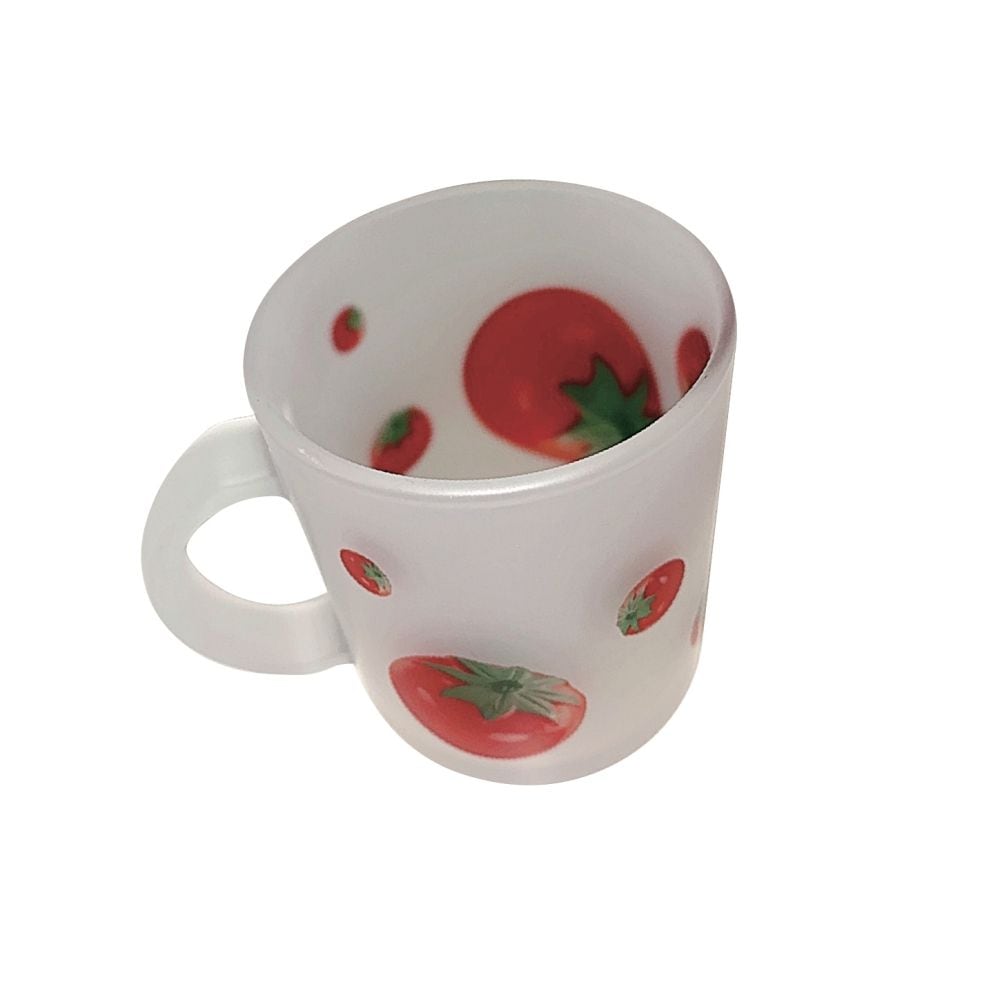 유라이크왓 Toy tomato glass mug (matte)