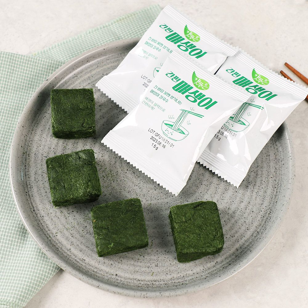 인정식탁 갯푸른 간편 매생이 1.5g x 20팩 (국내산)