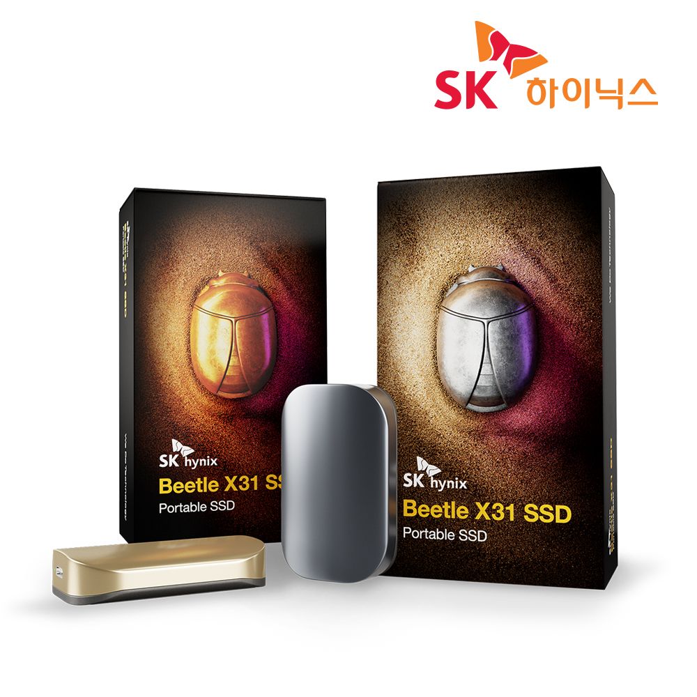 오늘의집 Beetle X31 1TB 외장SSD D램탑재 비틀 X31 (프로텍티브케이스포함)