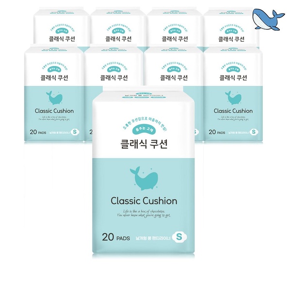대용량 날개형 롱 팬티라이너 20P X 9팩 (180P)