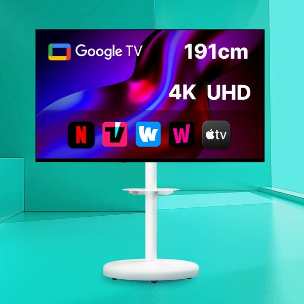 삼탠바이미 190cm(75인치) 스마트 구글 4K UHD TV 세트 삼텐바이미