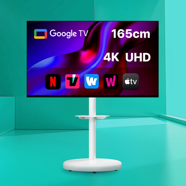 삼탠바이미 165cm(65인치) 스마트 구글 4K UHD TV 세트 삼텐바이미