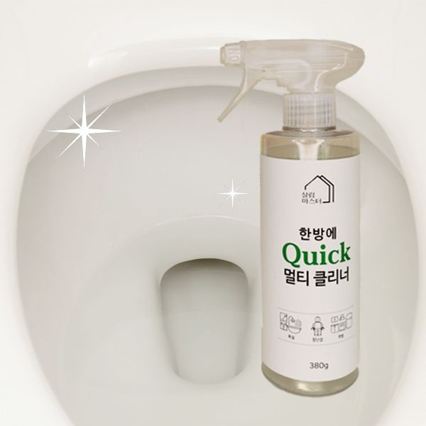 비건 락스성분제로 물때제거 요석제거 한방에퀵멀티클리너 380g
