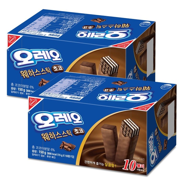 오레오 웨하스 스틱 초코 150g*2개